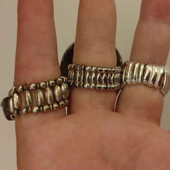 Set of 3 stretch rings - Picture 3 of 4